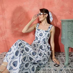 IVY BY KIBO EthincA-Line Maxi Dress-image-11