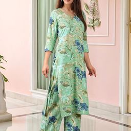 Aaghnya Women Printed Kurta Set-image-66
