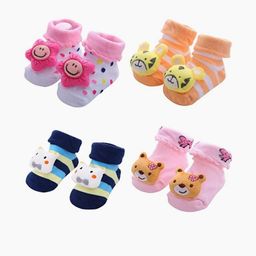 MumsLap 4Pcs Cotton Socks-image-6