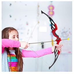 AKN TOYS Super Archery Bow and Arrow Set with Dart Target Board, Colourful with 3 Suction Cup Tip Arrows Super Archery Bow and Arrow Set with Dart Target Board, Colourful with 3 Suction Cup Tip Arrows image 3