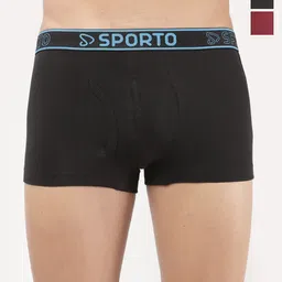 Sporto by Macho Pack Of 3 Mid Rise Trunks M1030_CH(1)-Dnm(1)-R(1)-L-CH_Dnm_R-picture-19