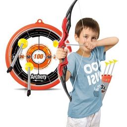 AKN TOYS Super Archery Bow and Arrow Set with Dart Target Board, Colourful with 3 Suction Cup Tip Arrows Super Archery Bow and Arrow Set with Dart Target Board, Colourful with 3 Suction Cup Tip Arrows image 4