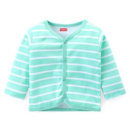 Babyhug Interlock Knit Full Sleeves Front Open Vests With Animal Print Pack of 3 - Multicolor image 4