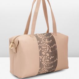 Baggit Mini Polka Dots Print PU Structured Handheld Bag image 4