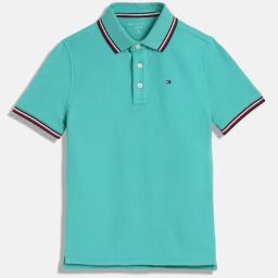 Tommy Hilfiger Green Cotton Regular Solid Polo-picture-16