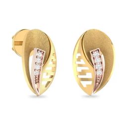 PC Jeweller Keena 18k Gold Earrings for Women-image-97