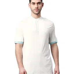 ALCIS Off White Slim Fit Sports T-Shirt-image-58