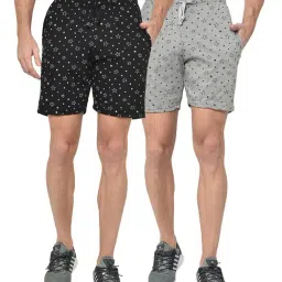 Vimal Jonney Multicolor Printed Shorts - Pack of 2-18