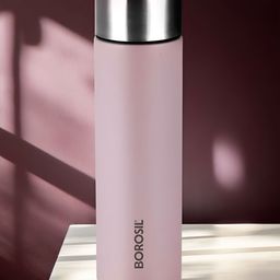 BOROSIL Lavender Typography Printed Stainless Steel Water Bottle 1000ml-50