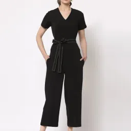 Office & You Black Full Length Jumpsuit-image-2