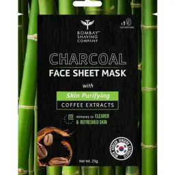 Bombay Shaving Company Charcoal Face Sheet Mask - Pack of 1-2