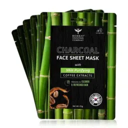 Bombay Shaving Company Charcoal Face Sheet Mask (Pack of 5)-1