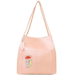 Spice Art Pink Solid Large Tote Handbag-picture-36
