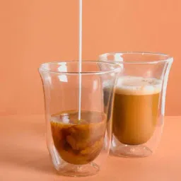 La Cafeti re Glass 270ml Double Walled Latte Jack Glasses-picture-43