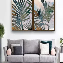 The Art House Abstract Multicolor Canvas Painting-image-44