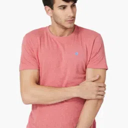 BOSSINI Pink Cotton Regular Fit T-Shirt-picture-33