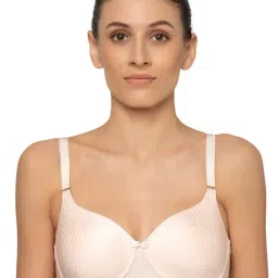 Triumph Beige Half Coverage T-Shirt Bra-20
