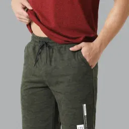 Van Heusen Sport Regular Fit Drawstring Waist Ultra Soft Allover Camo Print Knit Shorts - Green-picture-7