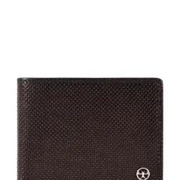 Eske Brown Textured Leather Bi-Fold Wallet for Men-12