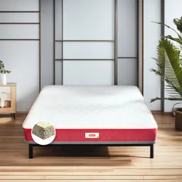 COIRFIT Maroon Quilted Anti-Microbial Single SizeMattress-image-38