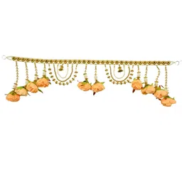 NARYA TRADITIONAL Cream-Coloured & Yellow Toran Festive Decor-picture-32