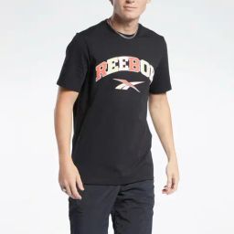 Reebok Black Cotton Regular Fit Sports T-Shirt-image-70