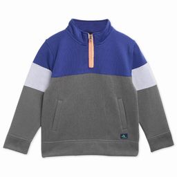 Cherry Crumble Boys Colourblocked High Neck Oversized Pullover Sweatshirt-image-44
