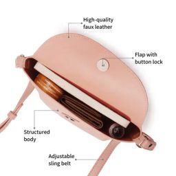 Fastrack Catch Me If You Can Peach Small Cross Body Bag image 5