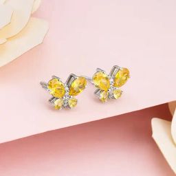 GIVA 925 Silver Winged Bling Stud Earrings for Women & Girls-picture-39