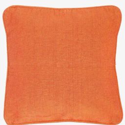 Fabindia Orange Cotton Woven Cushion Cover 40X40-image-90