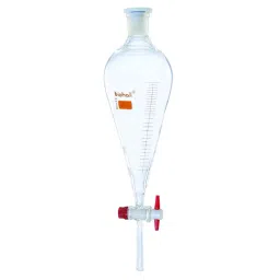 Biohall 2000 ml Graduated Separating Funnel with PTFE Key, BLS.1503.29 image 1