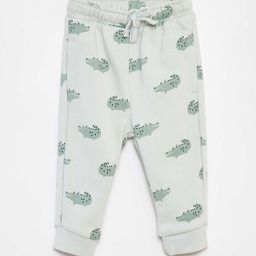 KIABI Boys Printed Regular Fit Cotton Joggers-image-1