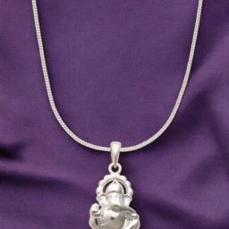 Taraash 925 Sterling Silver Combo God Shree Ganpati Locket For Unisex-image-92