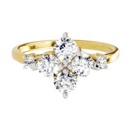 Sparkles 14k (585) Yellow Gold Lab Grown Diamond Rings-image-102