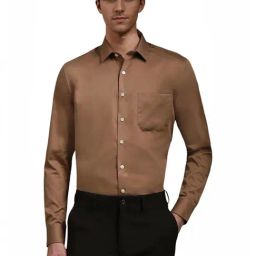 Louis Philippe Brown Slim Fit Shirt-picture-19
