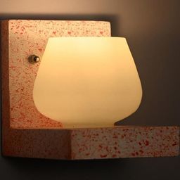 SOMIL White Glass Cylinder Printed Wall Lamps-image-93