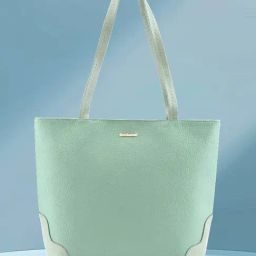 Fastrack Mint Green Solid Large Tote Handbag-image-70