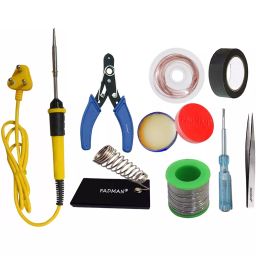 Fadman Basic 2nd Intermediate 9 In 1 Soldering Iron Kit 25 W Corded Flat Copper, Iron & Nickle Tip-11