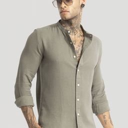 Snitch Men Smart Slim Fit Opaque Casual Shirt-picture-2