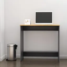 HEXA RED Grey Engineered Wood Study Table For Work From Home Students & Computer Table image 3