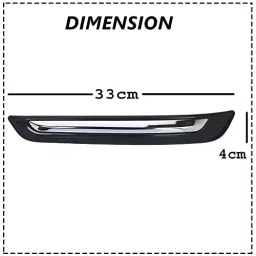 Auto Pearl Bumper Protector Compatible For Maruti Suzuki Swift 2018, BCP_Chrome_Swift2018 (Set of 4) image 5