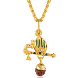 Morir Gold-Plated Brass Cubic Zirconia Pendant-image-35
