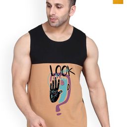 SLOWLORIS Men Pack Of 2 Combed Sleeveless Cotton Gym Vests-picture-46