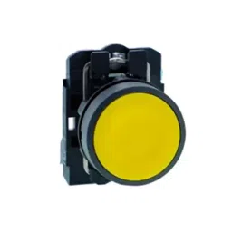 Sibass Electric Push Button SQD Type Harmony Series Without Contact Element with CE Mark, Yellow, SE-TBS-AA (Pack of 300)-21