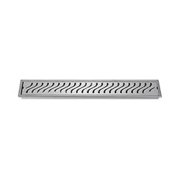 Aquieen SS304 36x4 Inch Side Hole Stainless Steel Silver With Anti-Foul Cockroach Trap Chrome Finish-picture-0
