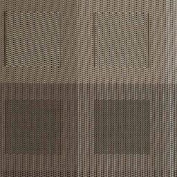 HOKIPO Set Of 4 Brown & Grey Geometric Washable Table Placemats image 2