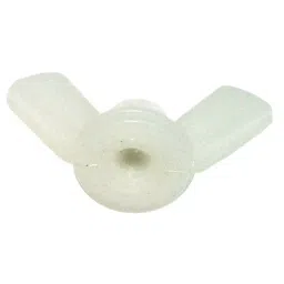 Lovely LPWN 221 1/4 Natural White and Grey 6.35 mm (1/4") Plastic Wing Nut  (Pack of 100 Piece)-8