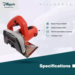 Hillgrove HGCM246M1 1050 W Cutting Saw Machine Combo, HGCM507 image 4