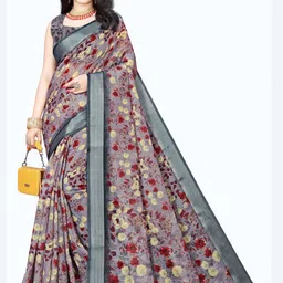 J 6 DESIGNER Floral Printed Saree-picture-30