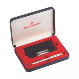 Pierre Cardin Tycoon Set Ball Pen with Card Holder Titanium Finish with Gold Trim, 8901765031631-picture-17